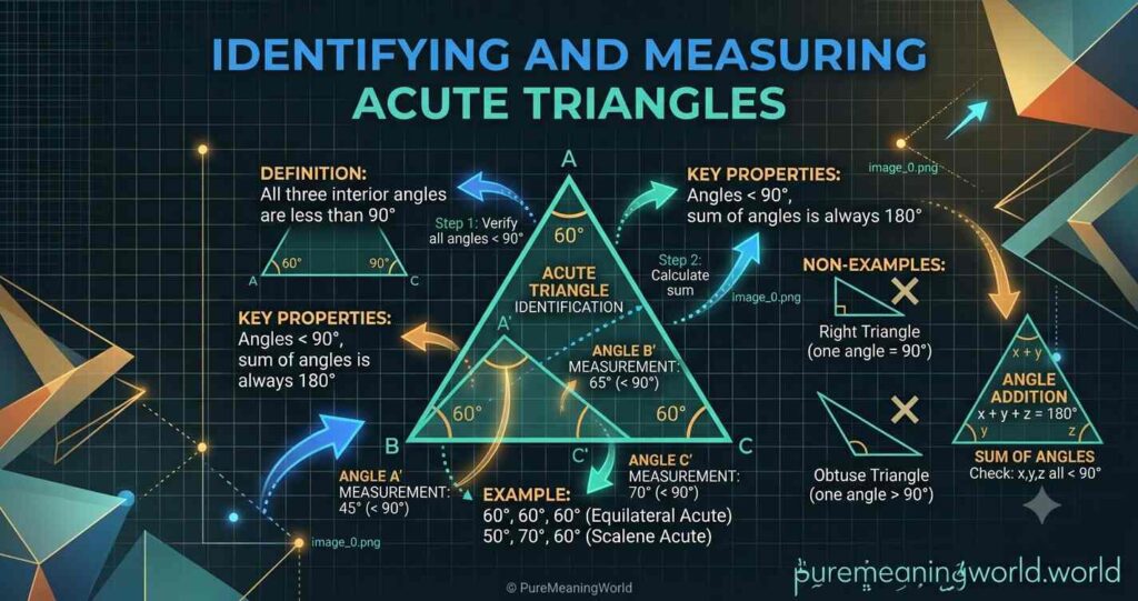 Identifying And Measuring Acute Triangles