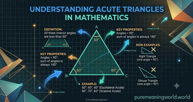 Acute Triangles In Mathematics