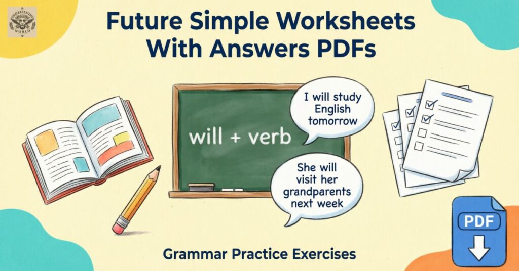 Future Simple Worksheets With Answers PDF