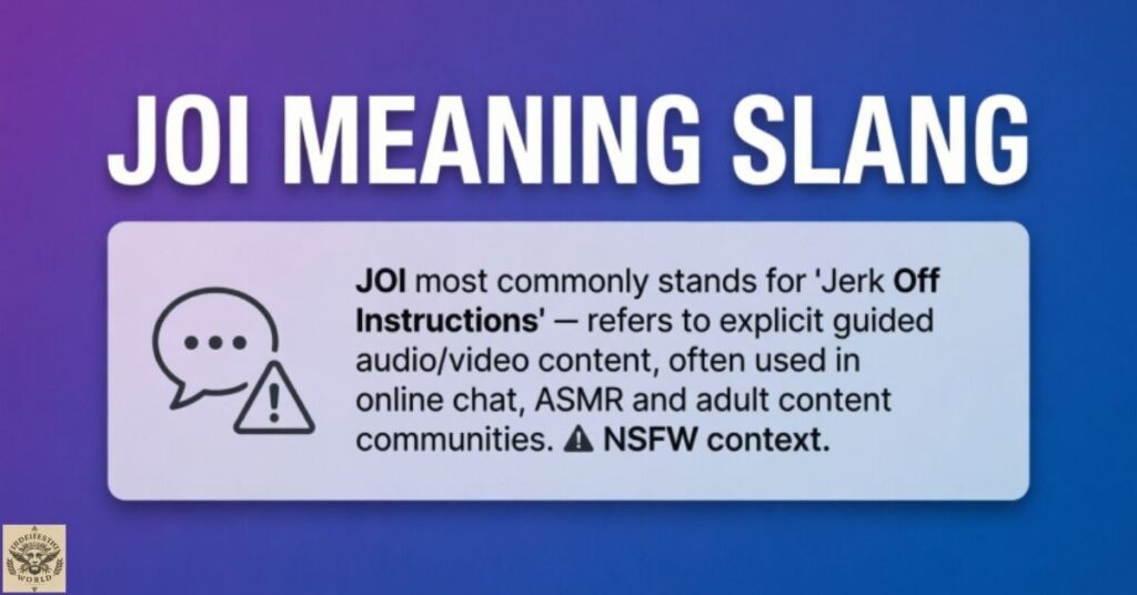 JOI Meaning Slang