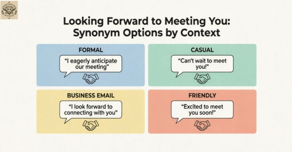 Looking Forward to Meeting You: Synonym Options by Context