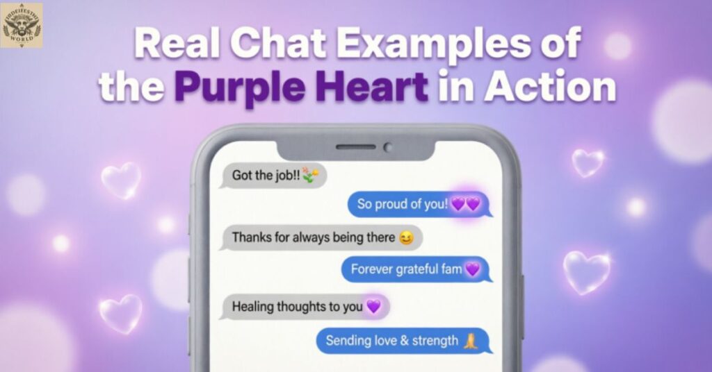 Real Chat Examples of the Purple Heart in Action

