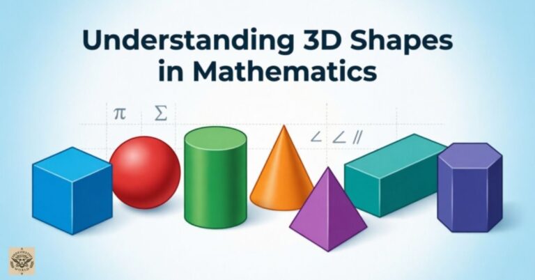 Understanding 3D Shapes in Mathematics